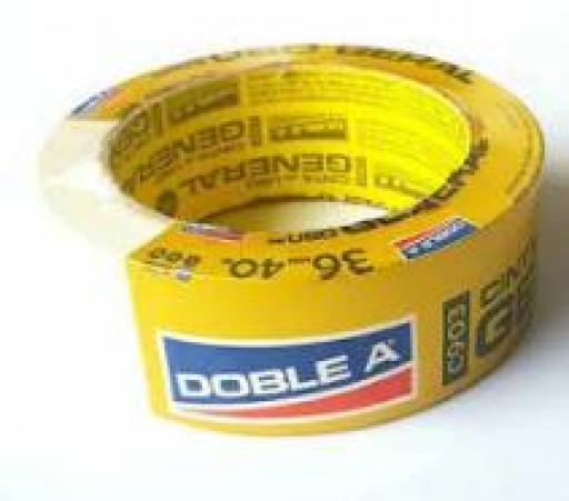 DOBLE A CINTA DE ENMASCARAR DE 36 X 40 USO GENERAL C903