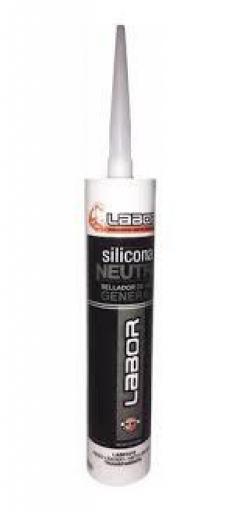 LABOR SELLADOR DE SILICONA NEUTRA NEGRA 280ML