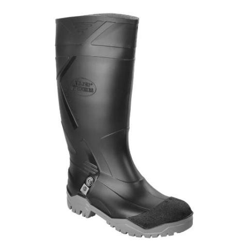 CALFOR BOTA PAMPEANA EVOLUTION NEGRA PVC CON PUNTERA 46/47