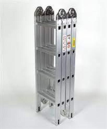 DOGO ESCALERA ALUMINIO ARTICULADA 4X4 16 ESCALONES