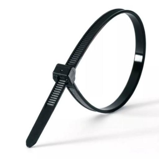 DOGO PRECINTO NYLON 7.6X500 NEGRO