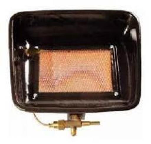 ALIGAS PANTALLA 1500 CAL. CON VALVULA P/ GAS ENVAS