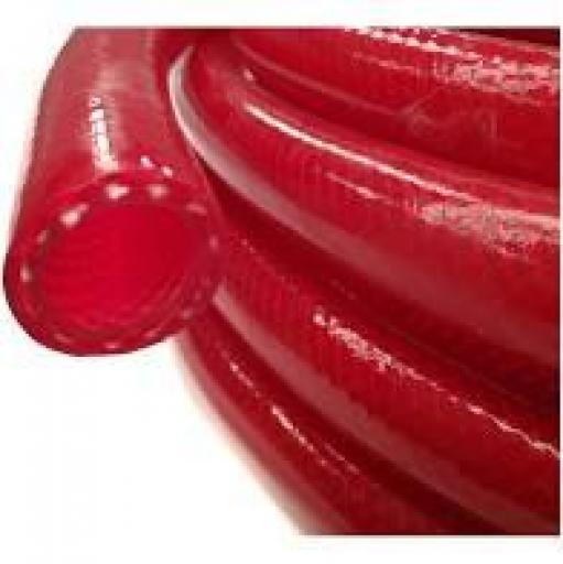 MANGUERA PVC PRESION ROJA 19MM