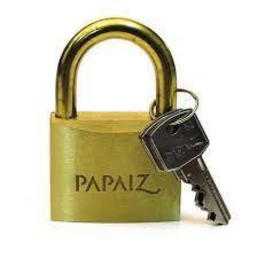 PAPAIZ CANDADO BRONCE ARO MEDIANO 40X50 D/TRABA