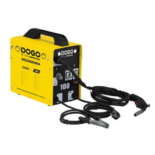DOGO SOLDADORA 100 AMP. MMA - ALAMBRE FLUX C/TORCHA DOGOMMA100