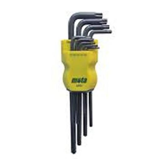 MOTA LR93 JUEGO 9 LLAVES TORX TAMPER LARGO 