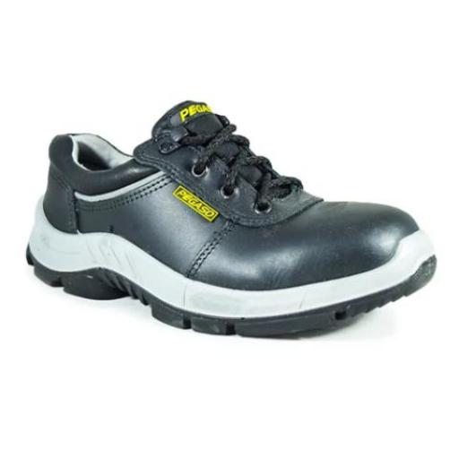 PEGASO ZAPATO SUPERVISOR C/ PUNTERA ACERO CUERO NEGRO T36
