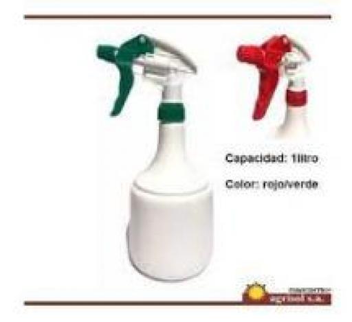 GIBER 1310 PULVERIZADOR 1L BLANCO PICO VERDE/ROJO