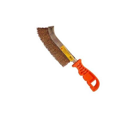 CEPILLO CURVO MANGO PLASTICO