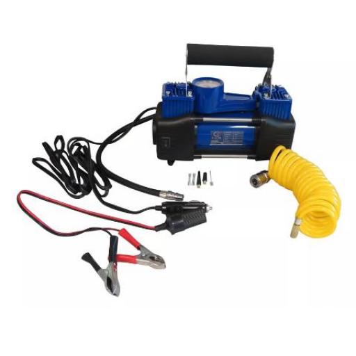 KLD COMPRESOR 12V. A BATERIA MULTIPROPOSITO C/ ACCESORIOS