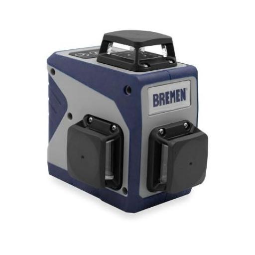 BREMEN 7724 NIVEL LASER DE LINEA 3 X 360° LUZ VERDE 3 PLANOS