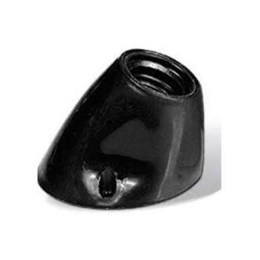 SAN JUSTO RECEPTACULO DE BAKELITA E27 (592) CURVO NEGRO