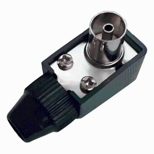 FICHA FIN GRUESO COAXIL PARA TELEVISOR A TUBO