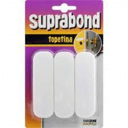 SUPRABOND TOPETINA RECTANGULAR BLANCA 30MM