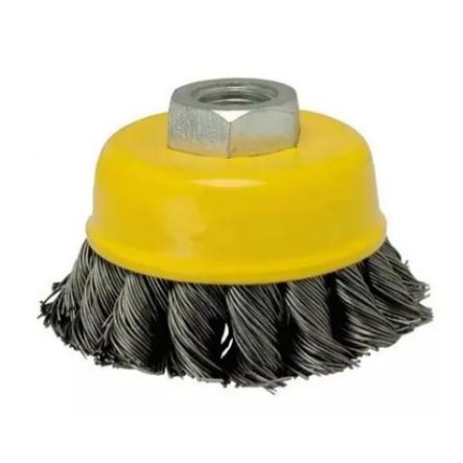 MOTA FTR080 CEPILLO COPA ALAMBRE TRENZADO 80MM