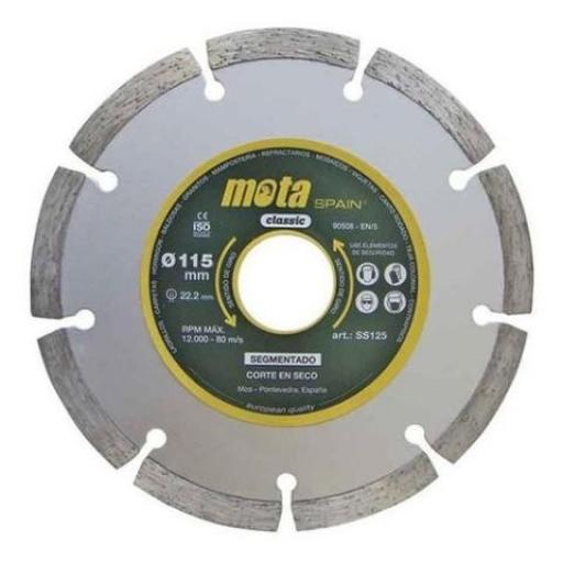MOTA SS115 DISCO DIAMANTADO SEGMENTADO 115MM 