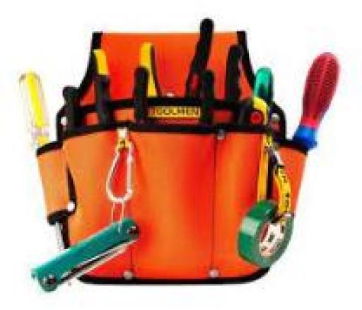 TOOLMEN CARTUCHERA ELECTRICISTA GRANDE T90