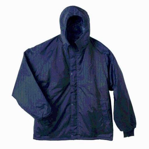 CAMPERA DE TELA TRUCKER TALLE XL AZUL