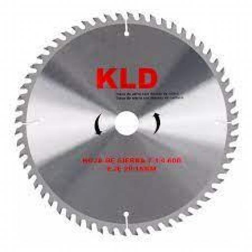 KLD HOJA DE SIERRA CIRCULAR 7 1/4' X 60 DIENTES