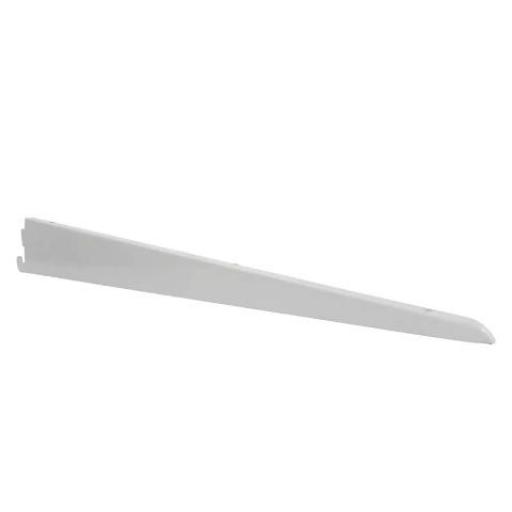 SC MENSULA 412 PARA RIEL DOBLE 37CM. BLANCO
