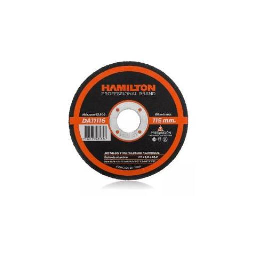 HAMILTON DISCO DE CORTE PLANO 115X1X22.2 