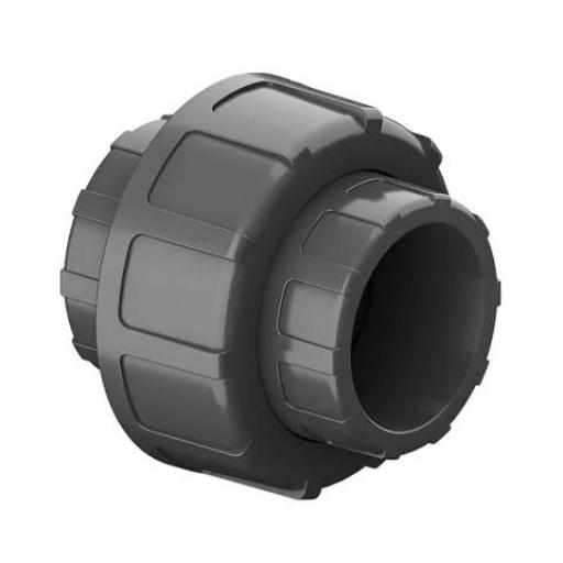 TIGRE UNION DOBLE DE 50 MM SD GRIS SOLDABLE