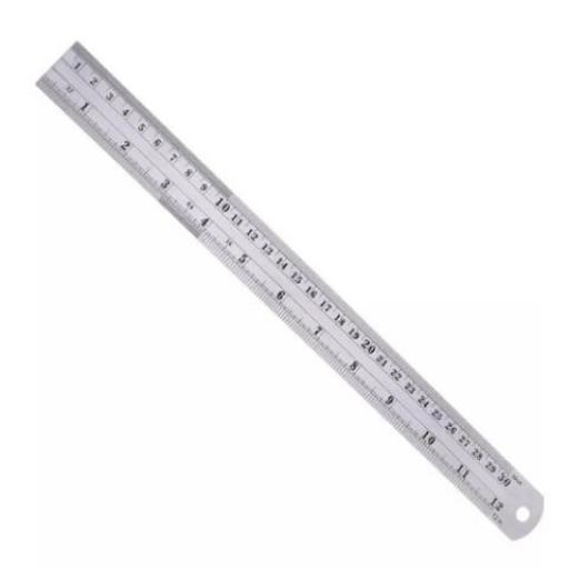 REGLA ACERO 30CM