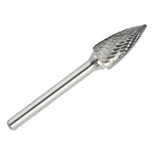 RUHLMANN LIMA ROTATIVA ARBOL SF-5 CONICA CON PUNTA 12.7X6 MM