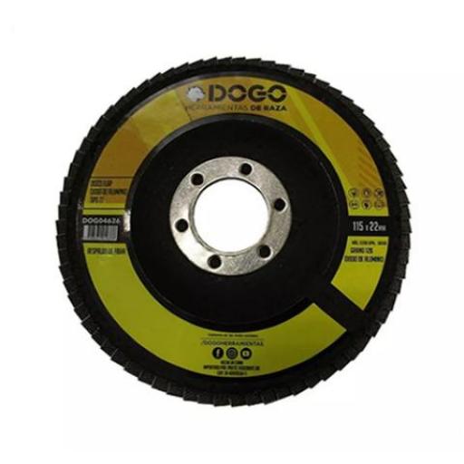 DOGO DISCO FLAP OX. ALUMINIO 115X22 MM. GR. 80