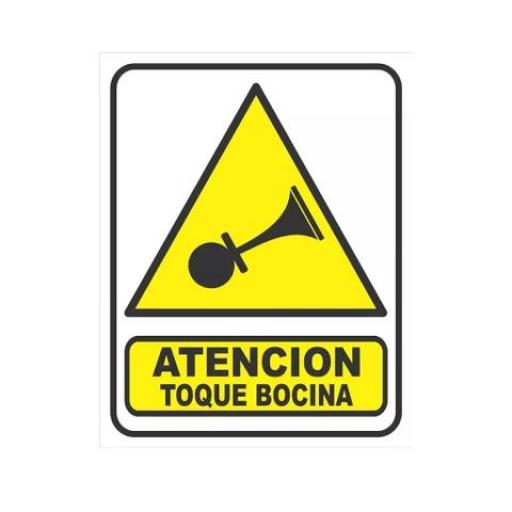 CARTEL ALTO IMPACTO (00710) 0.8 MM. 40X50 CM. TOQUE BOCINA