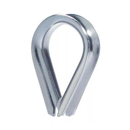 DOGO GUARDACABO PARA CABRE ACERO 1/4 GALVANIZADO