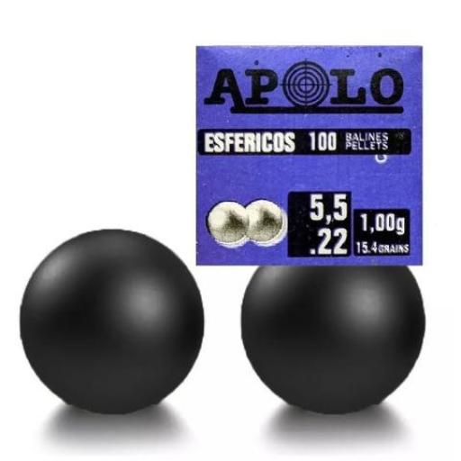 PETER BALINES AIRE COMPRIMIDO 5.5MM ESFERICA (100U)