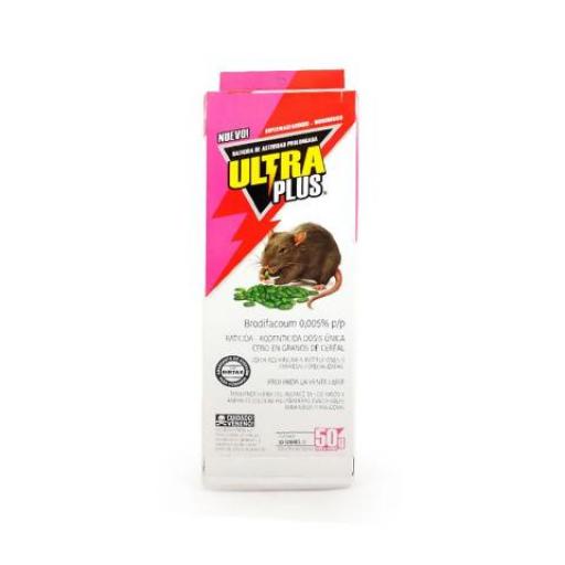ULTRA PLUS RATICIDA GRANOS X 50 GRS