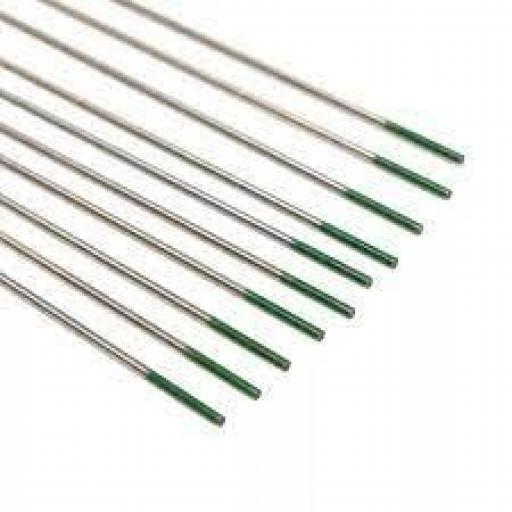 DOGO ELECTRODO DE TUNGSTENO WP PURO 1.6 X 150 MM PTA VERDE DOG25231
